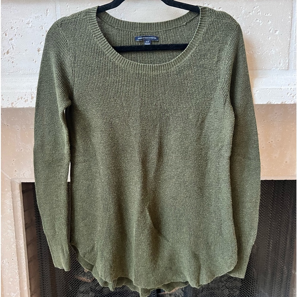 Green, American Eagle sweater